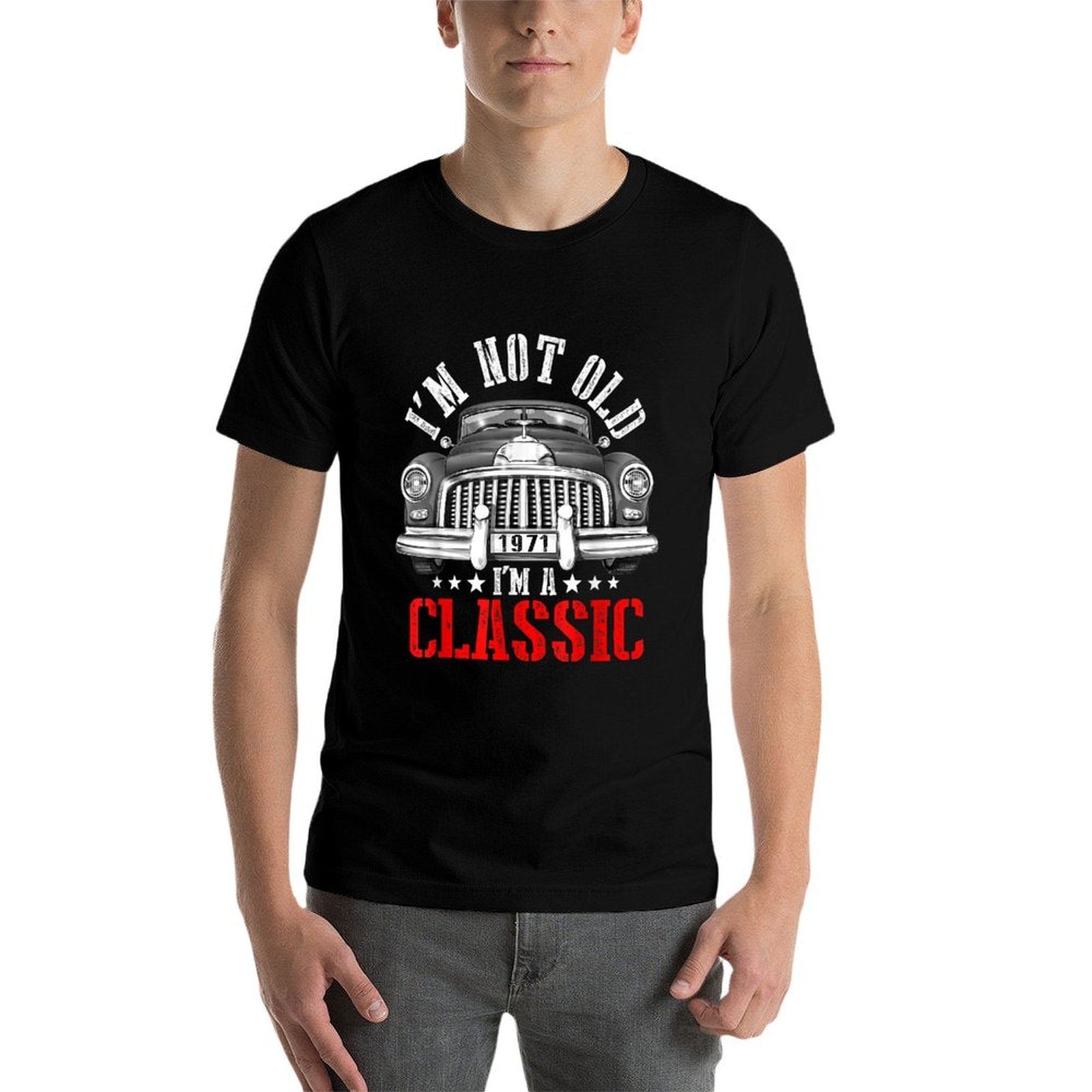 I'm Not Old I'm A Classic Funny 50th Birthday Gift 1971  Heathered Texture T-Shirt