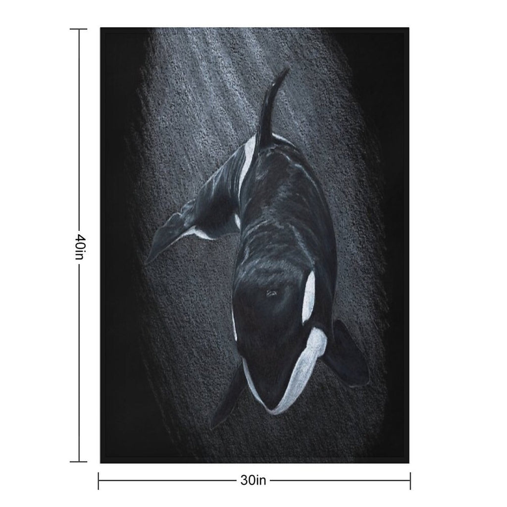 White Whale - Orca Quick-dry Throw Blanket