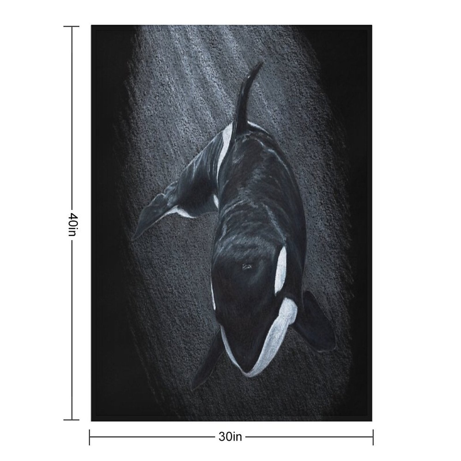White Whale - Orca Quick-dry Throw Blanket
