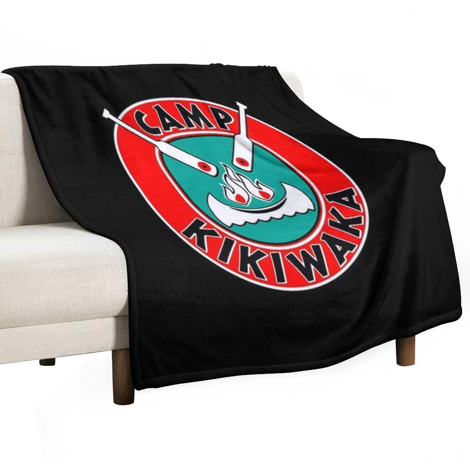 Camp Kikiwaka Sustainable Throw Blanket