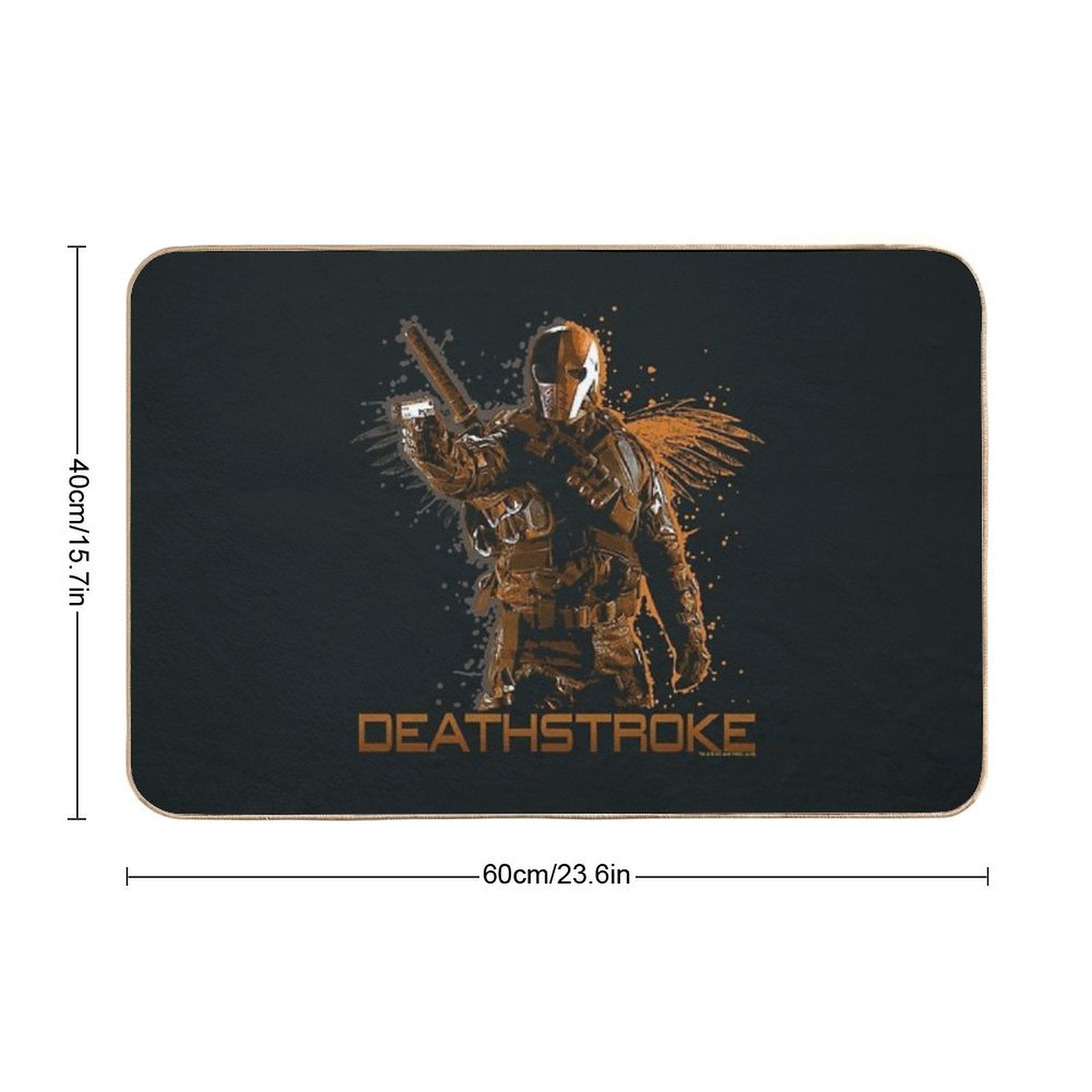 ARW128_Arrow Deathstroke  Absorbent Bath Mat