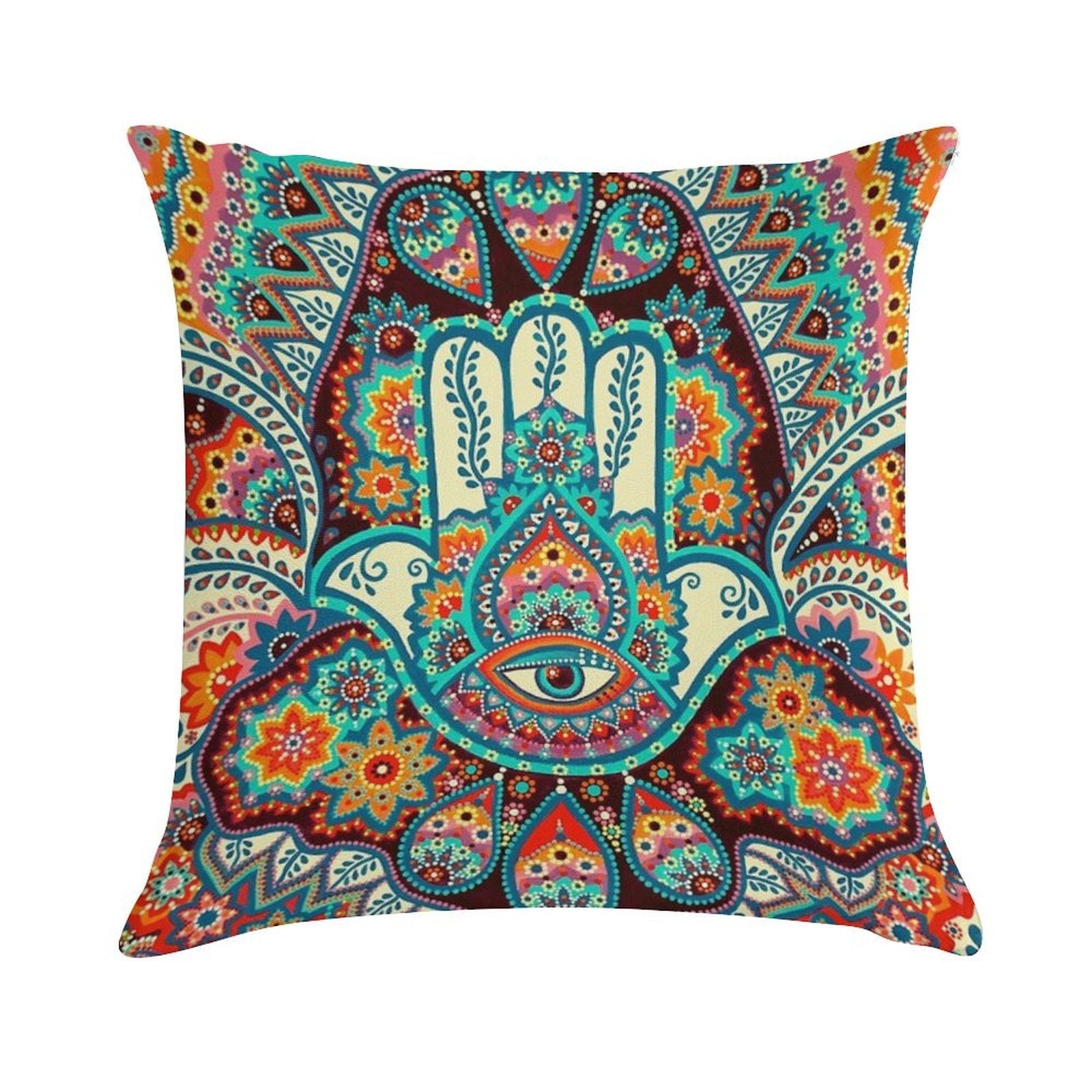 Hamsa Hand Soft Easy Maintenance Throw Pillow