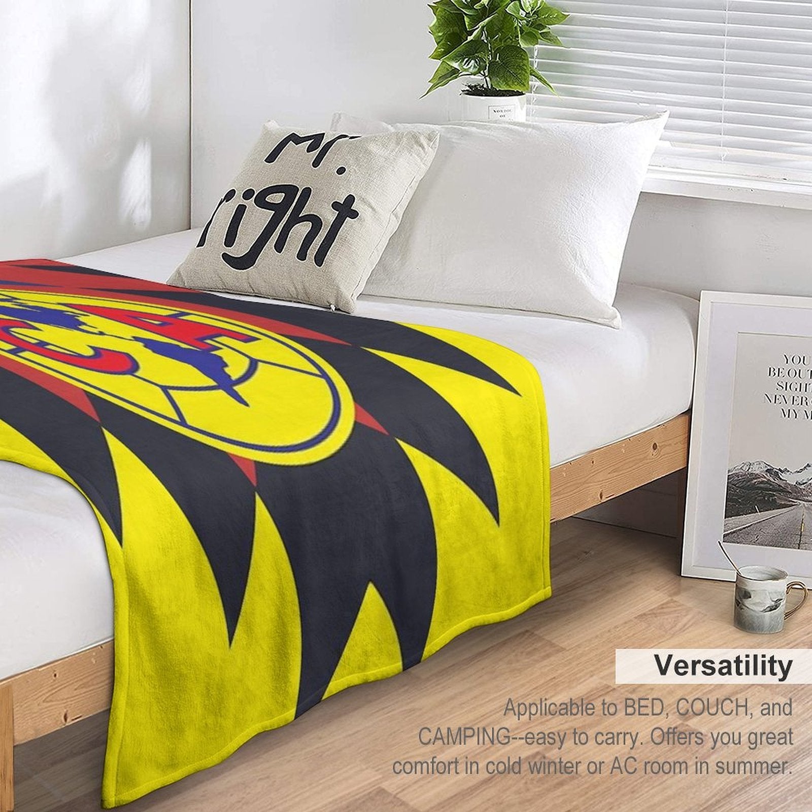 Club America Machine-washable Throw Blanket