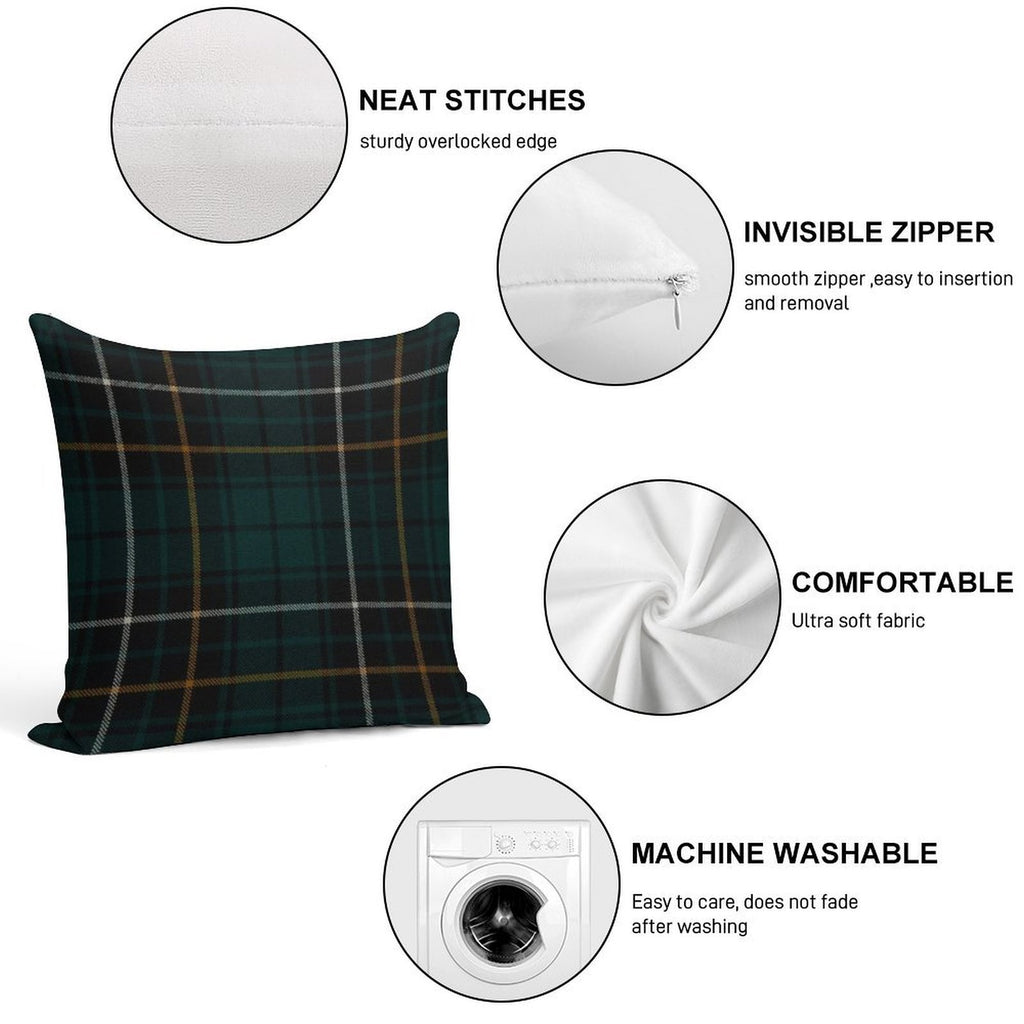 MacAlpine Scottish Tartan Soft Warmth Comfort Throw Pillow