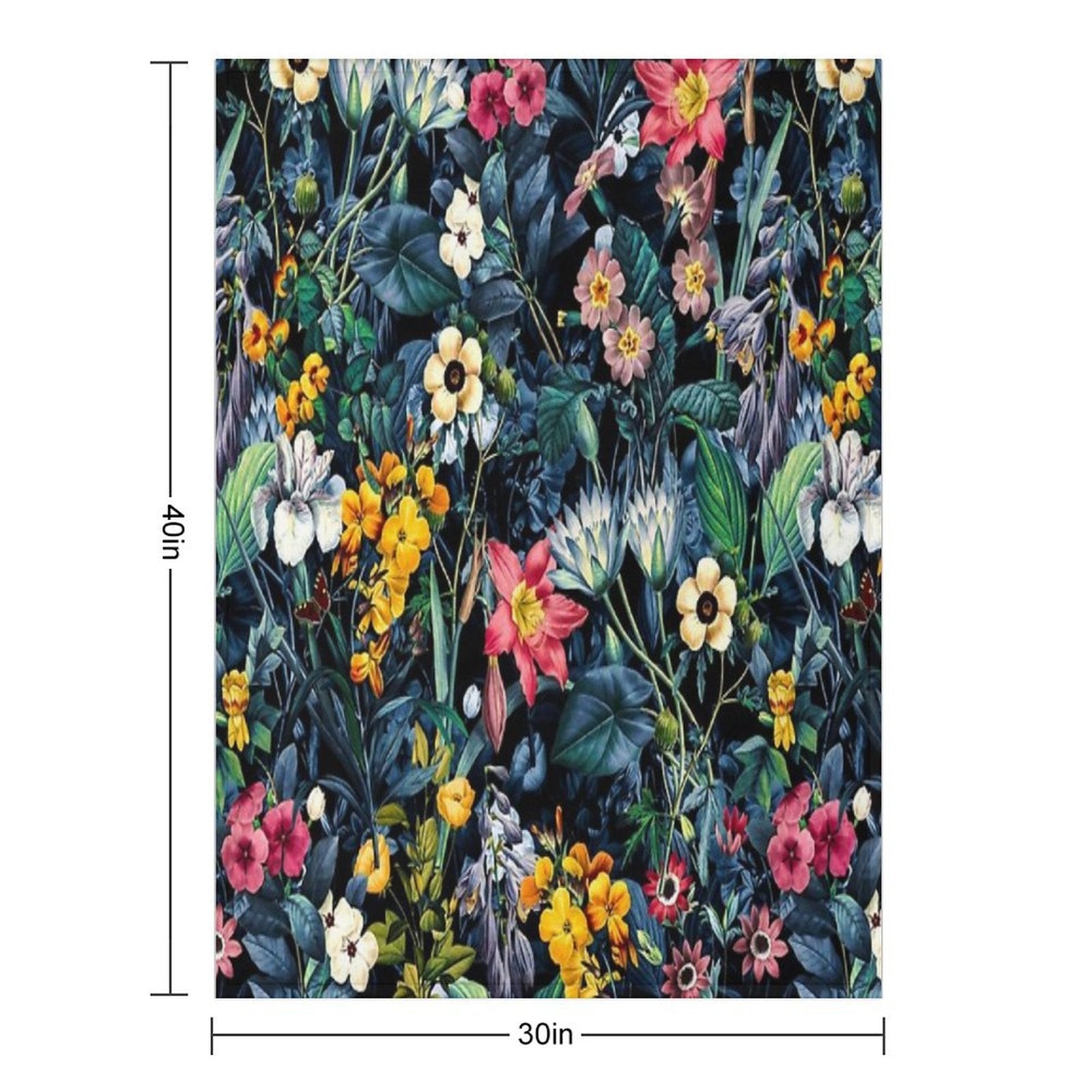 Exotic Garden Gift-ready Throw Blanket