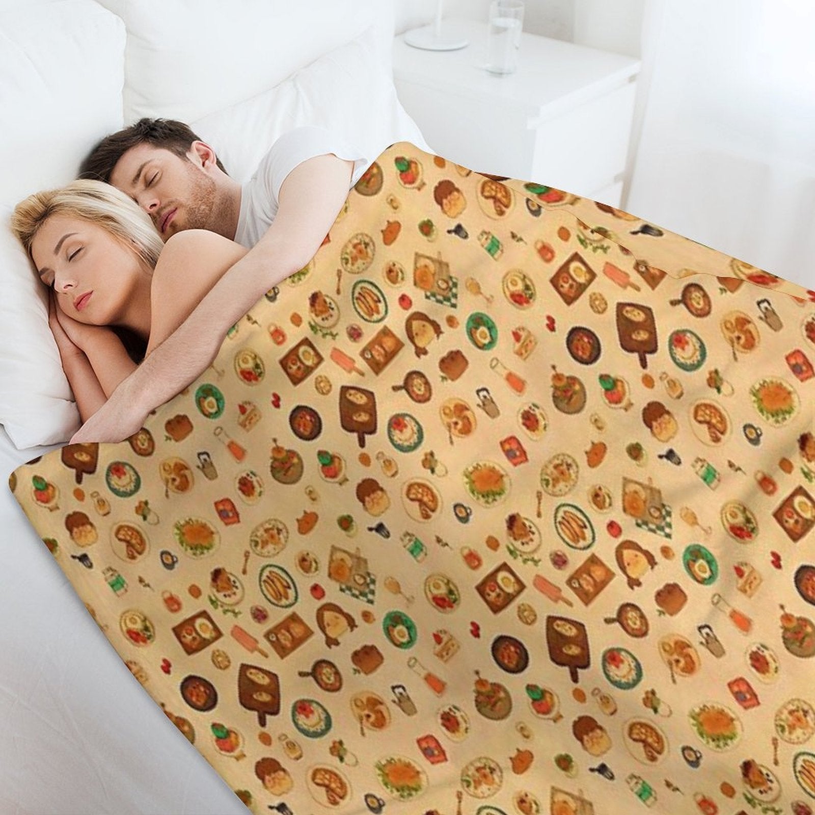 Dishes Quick-dry Throw Blanket