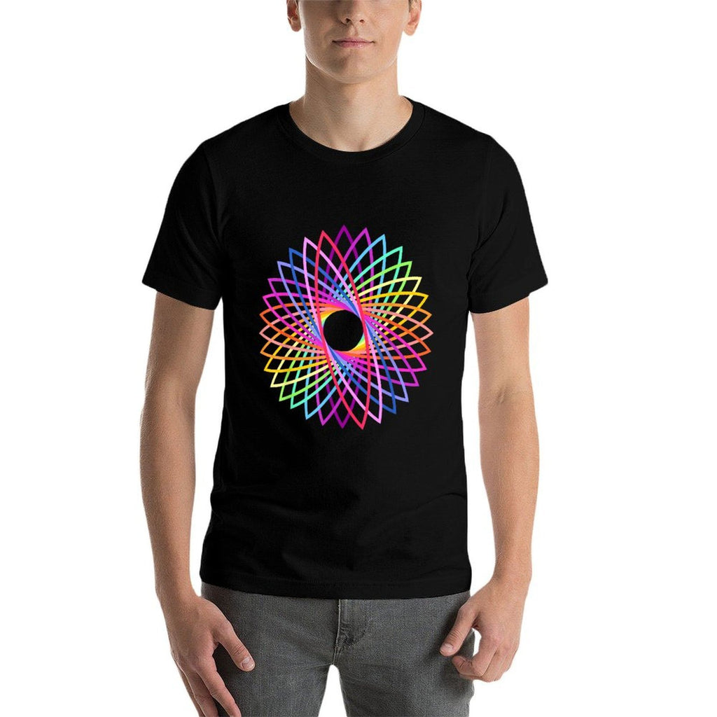 Geometric Kaleidoscope Mesmerizing Modern Abstract Patt  Moisture-wicking T-Shirt