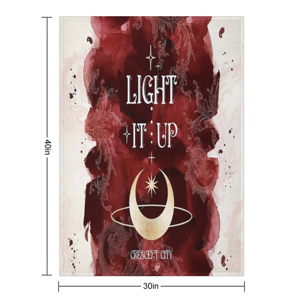 Light It Up - Crescent City Sustainable Throw Blanket