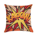 KA-POW Comic Book Pop Art Cool Fun Soft Warmth Comfort Throw Pillow