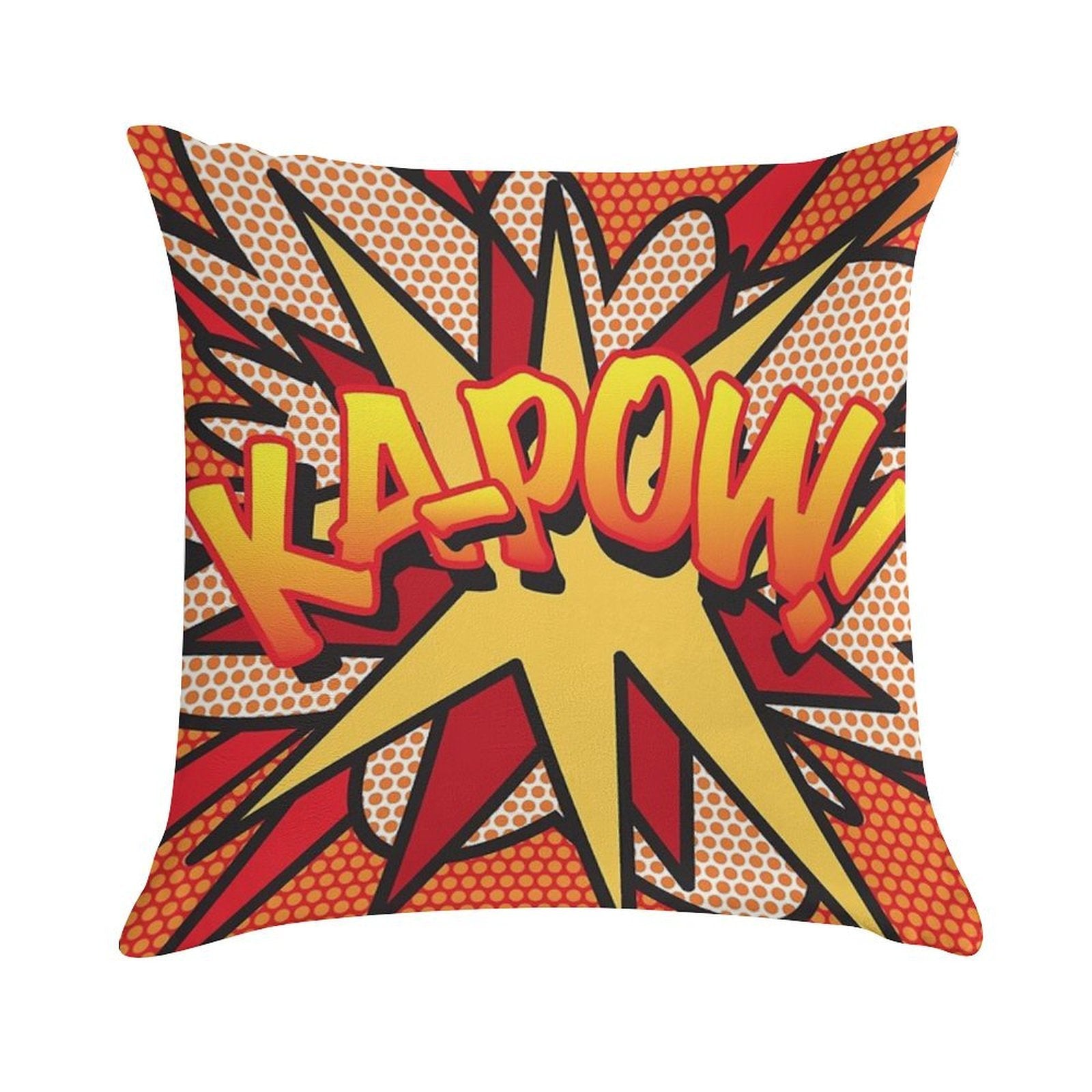 KA-POW Comic Book Pop Art Cool Fun Soft Warmth Comfort Throw Pillow