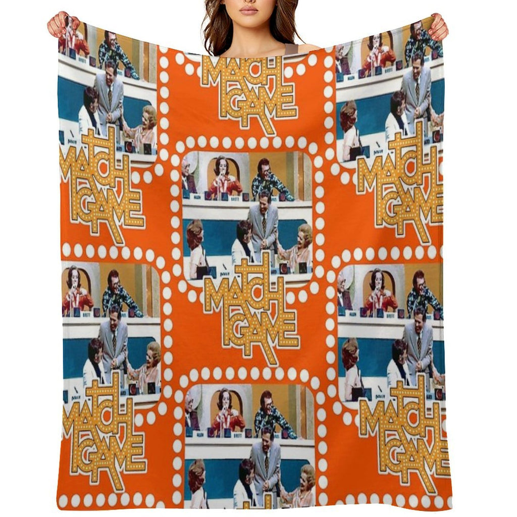 Match Game Cast Tribute Travel-friendly Throw Blanket