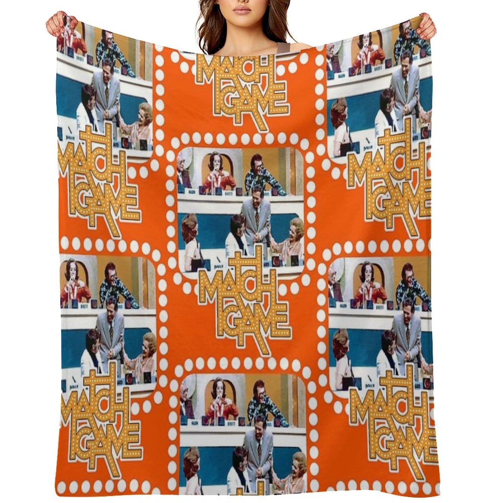 Match Game Cast Tribute Travel-friendly Throw Blanket