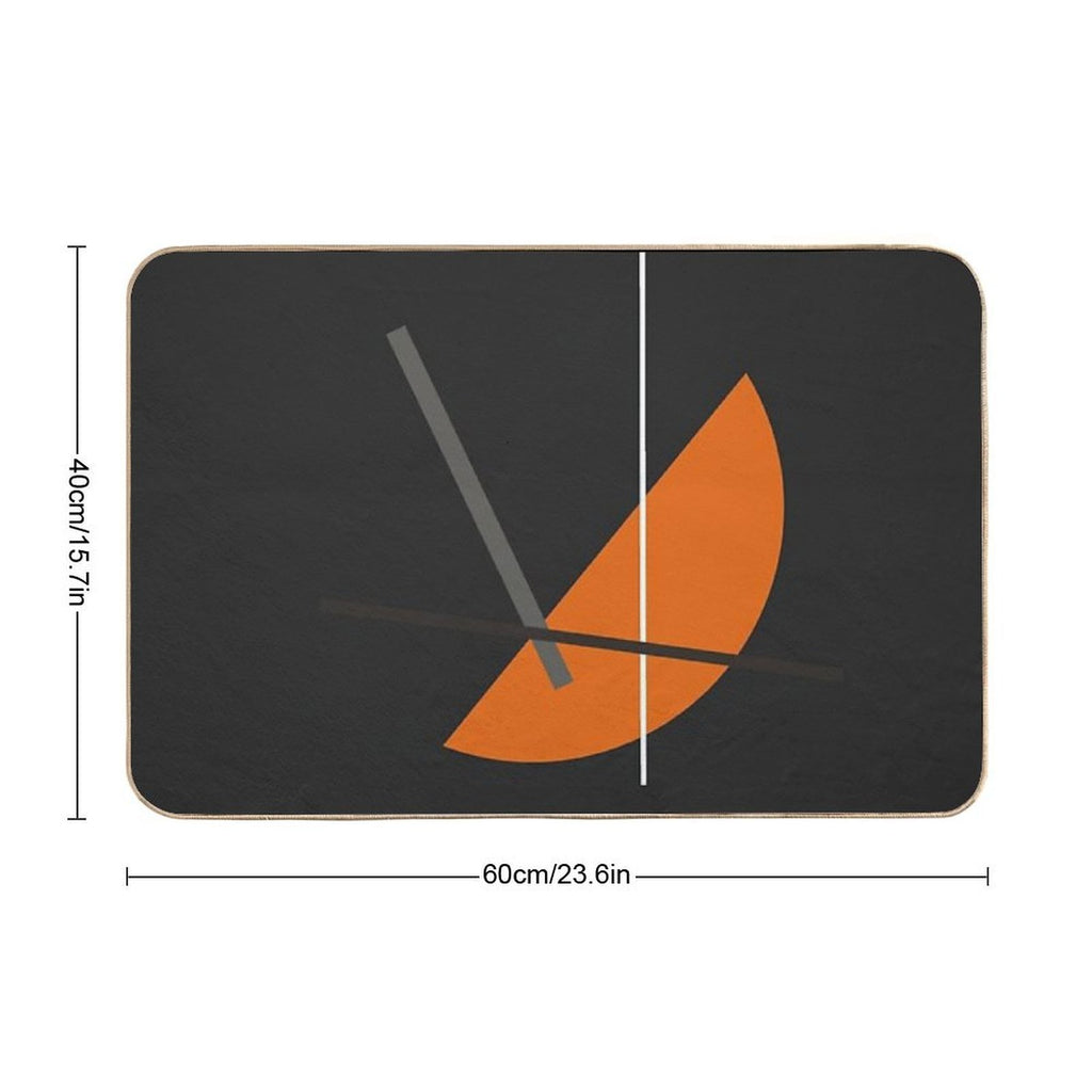 Geometric Abstract Art #8  Absorbent Bath Mat