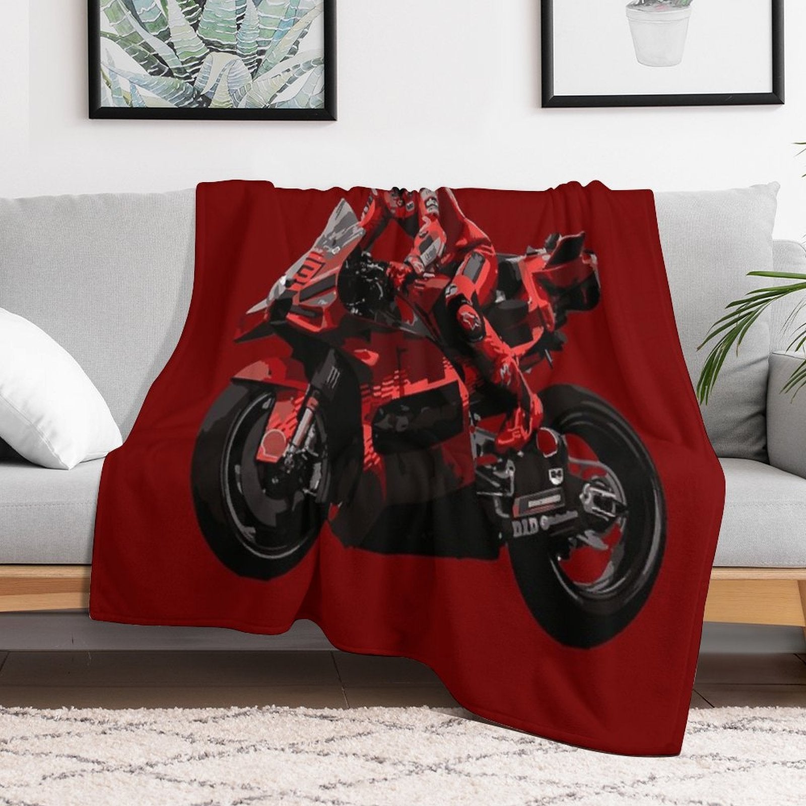 MotoGP Marc Marquez 93 Versatility Throw Blanket