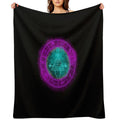 Bill Cipher Symbol Bluegreenpurple Wrinkle-free Throw Blanket