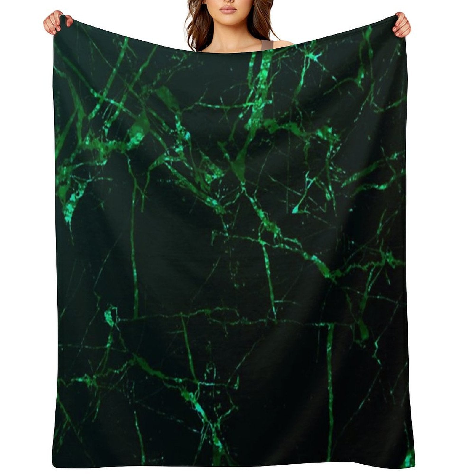 Alien Marble Compact Throw Blanket