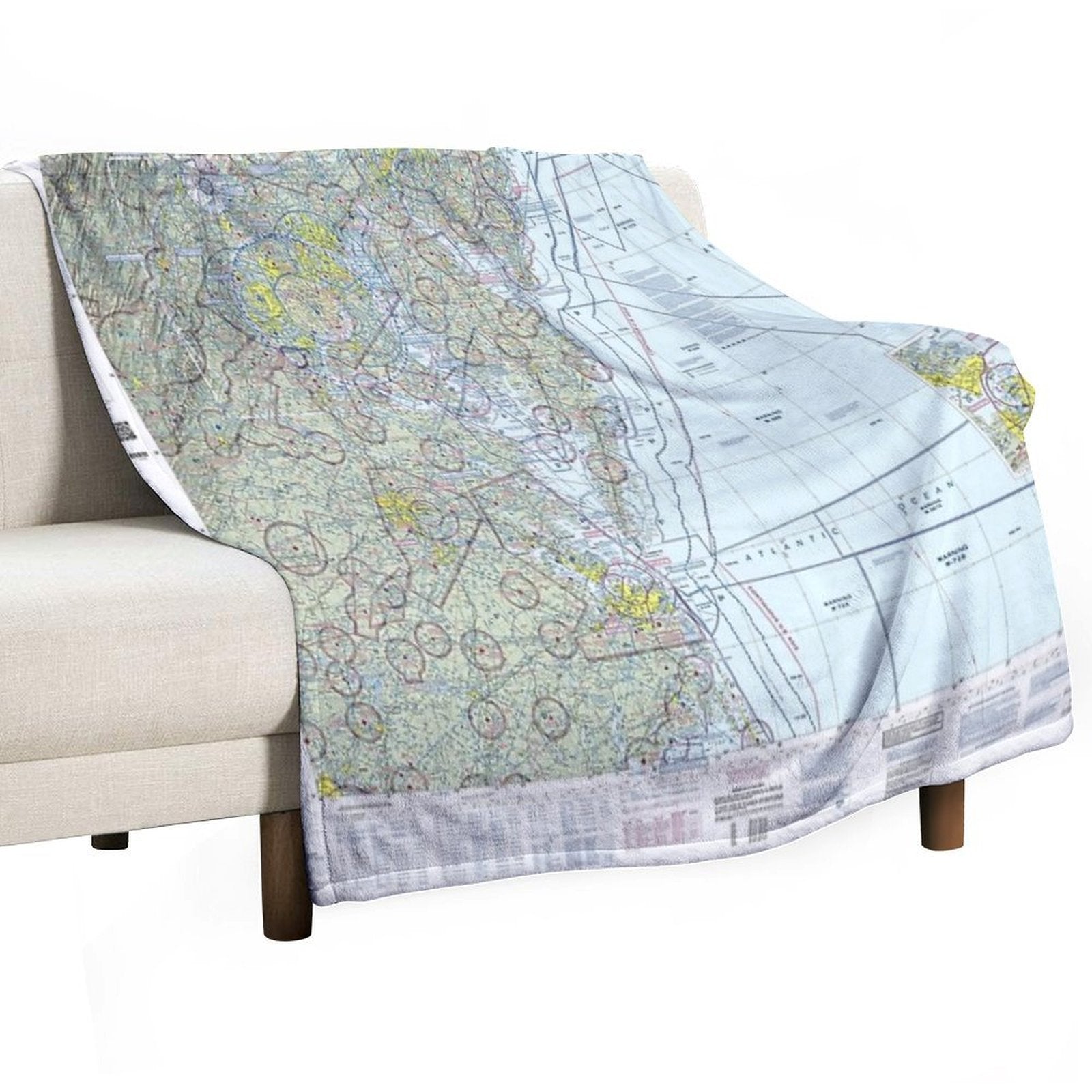 Wash DC Sectional Plush Throw Blanket
