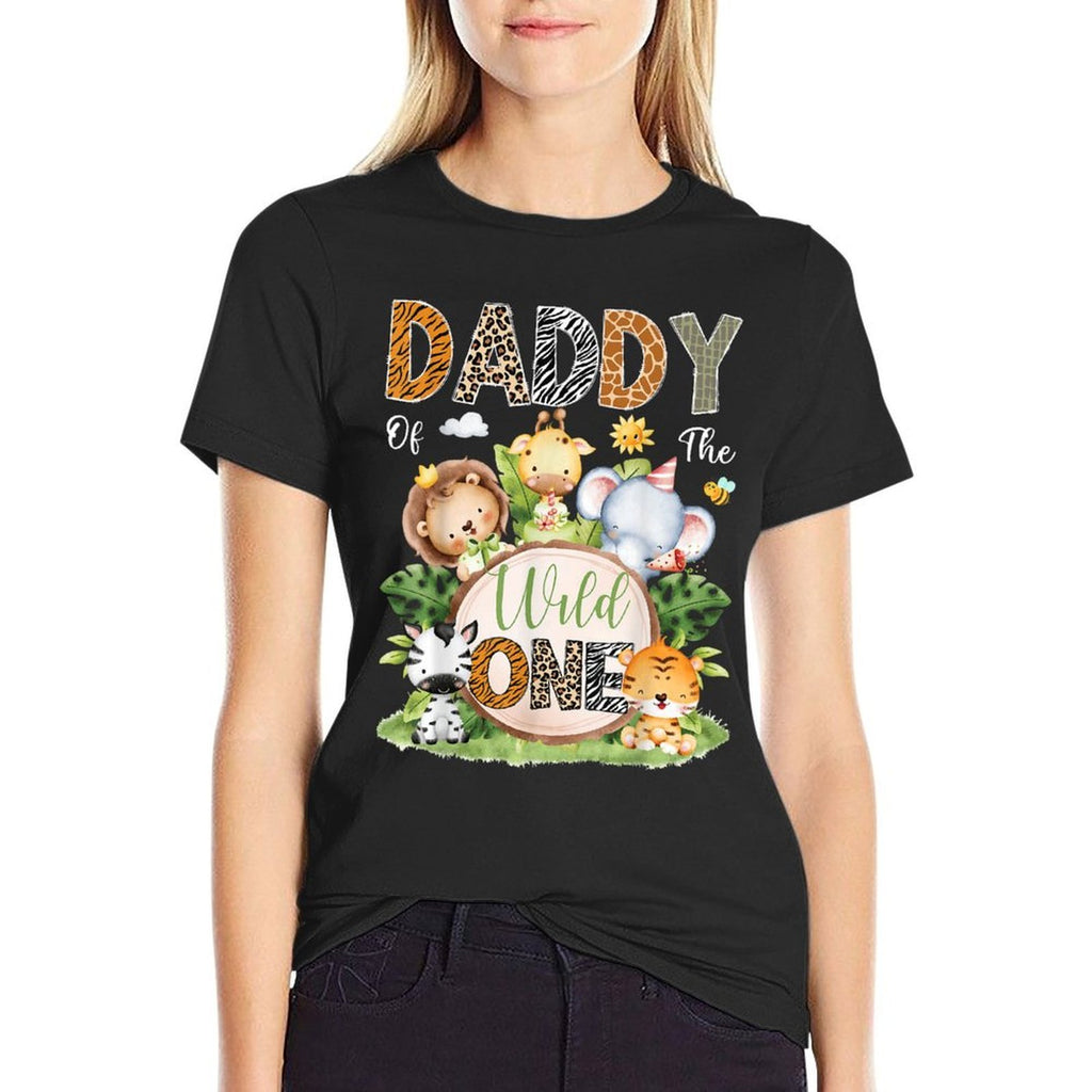 Daddy Of The Wild One 1St Birthday Kids Safari Jungle  Classic T-Shirt