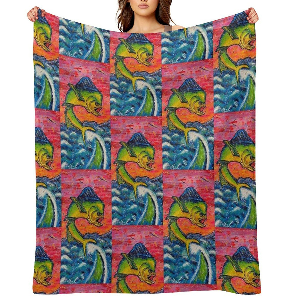 Free Mahi-mahi Comfort Throw Blanket