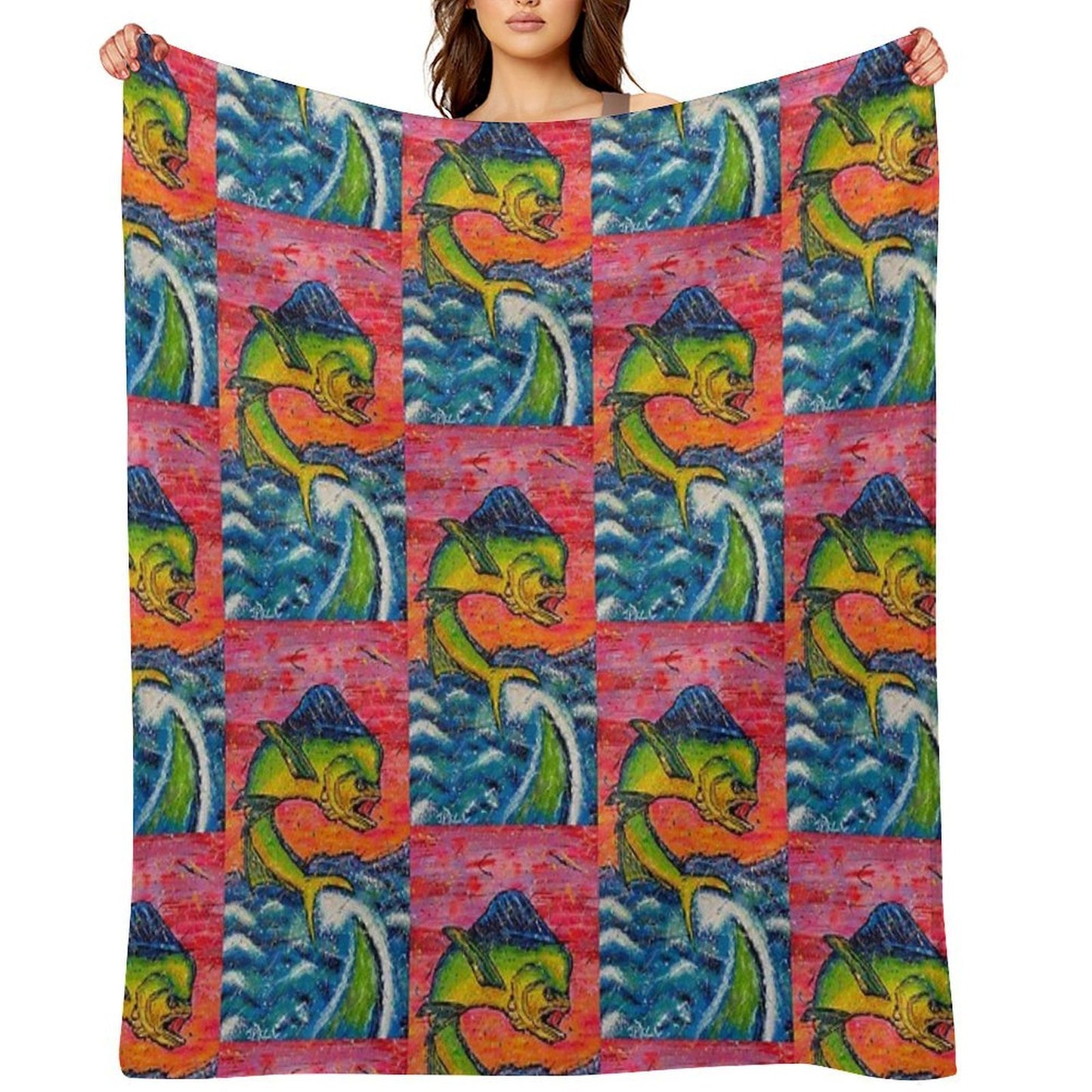 Free Mahi-mahi Comfort Throw Blanket