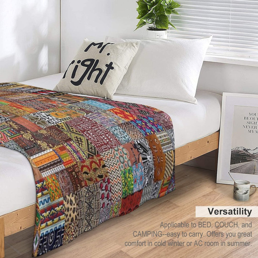 Ethnic Patterns Lightweight Throw Blanket