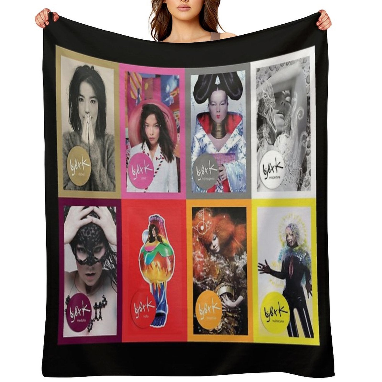 Bjork Studio Albums Anti-pilling Throw Blanket