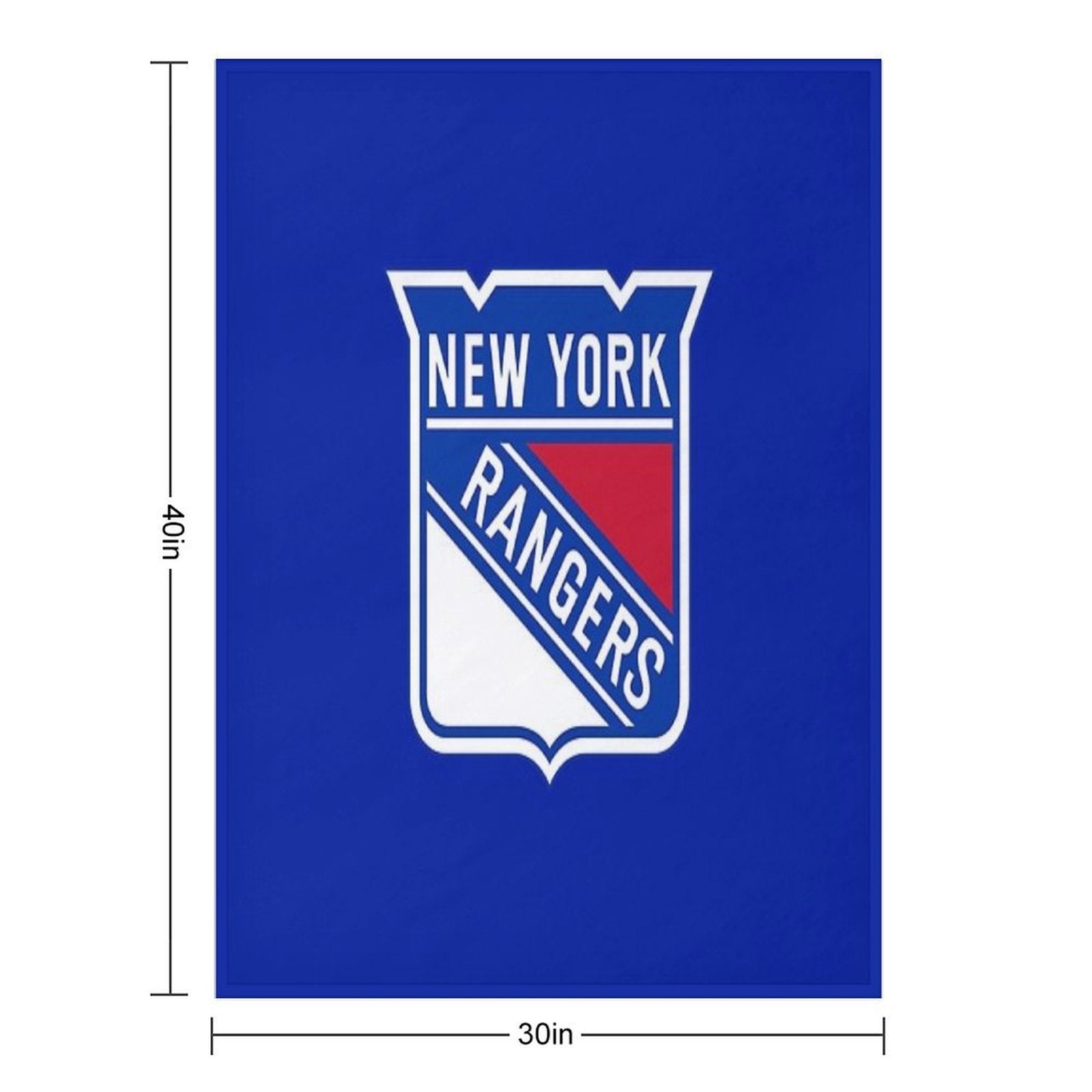 Rangers Logo Anti-pilling Throw Blanket