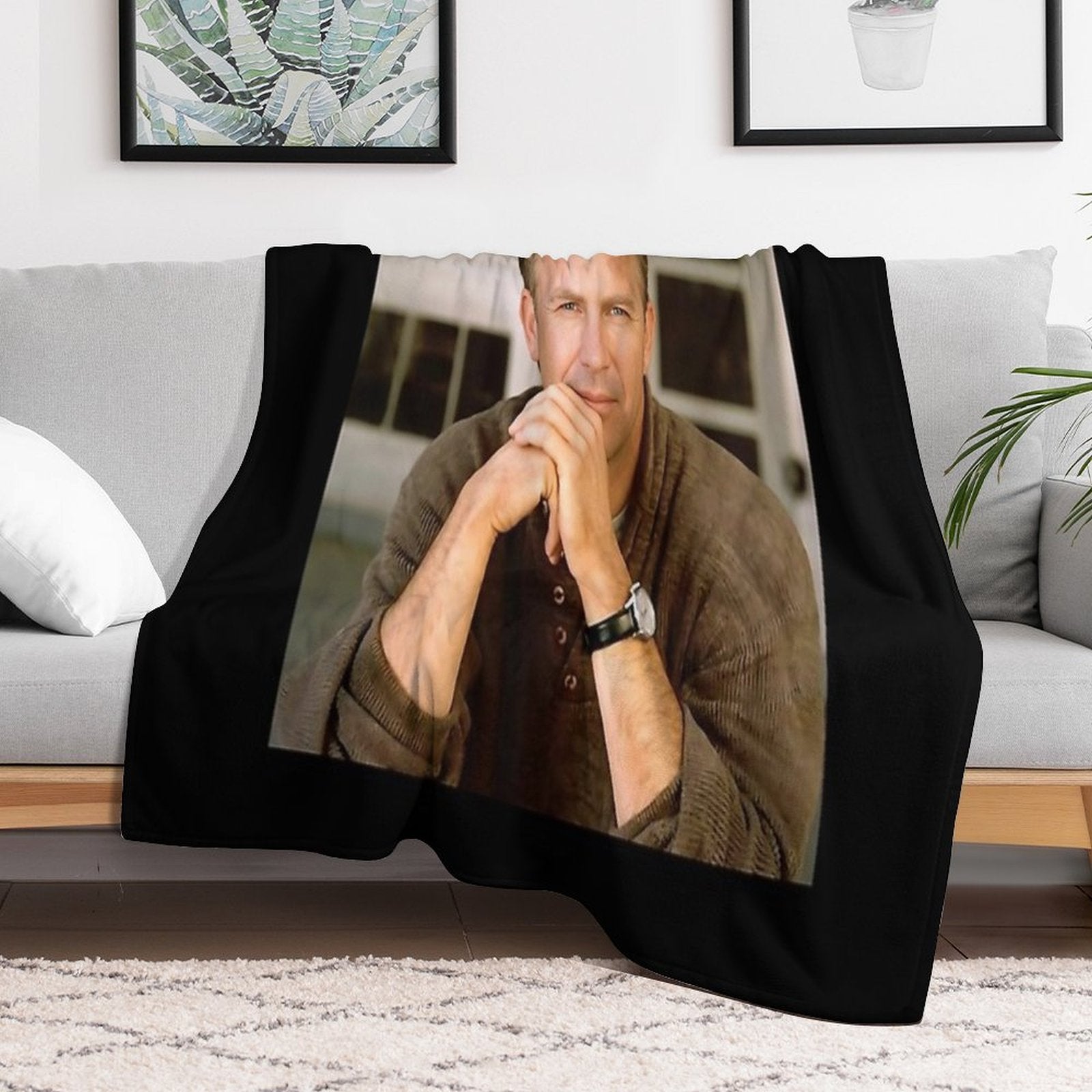 Kevin Costner Quick-dry Throw Blanket