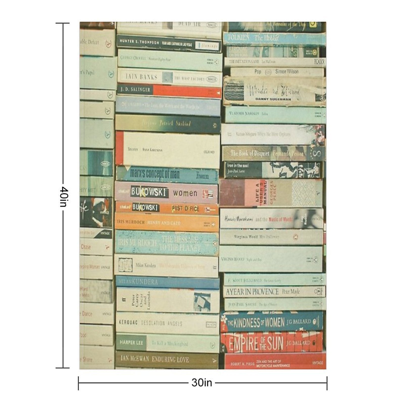 Bookworm Gift-ready Throw Blanket
