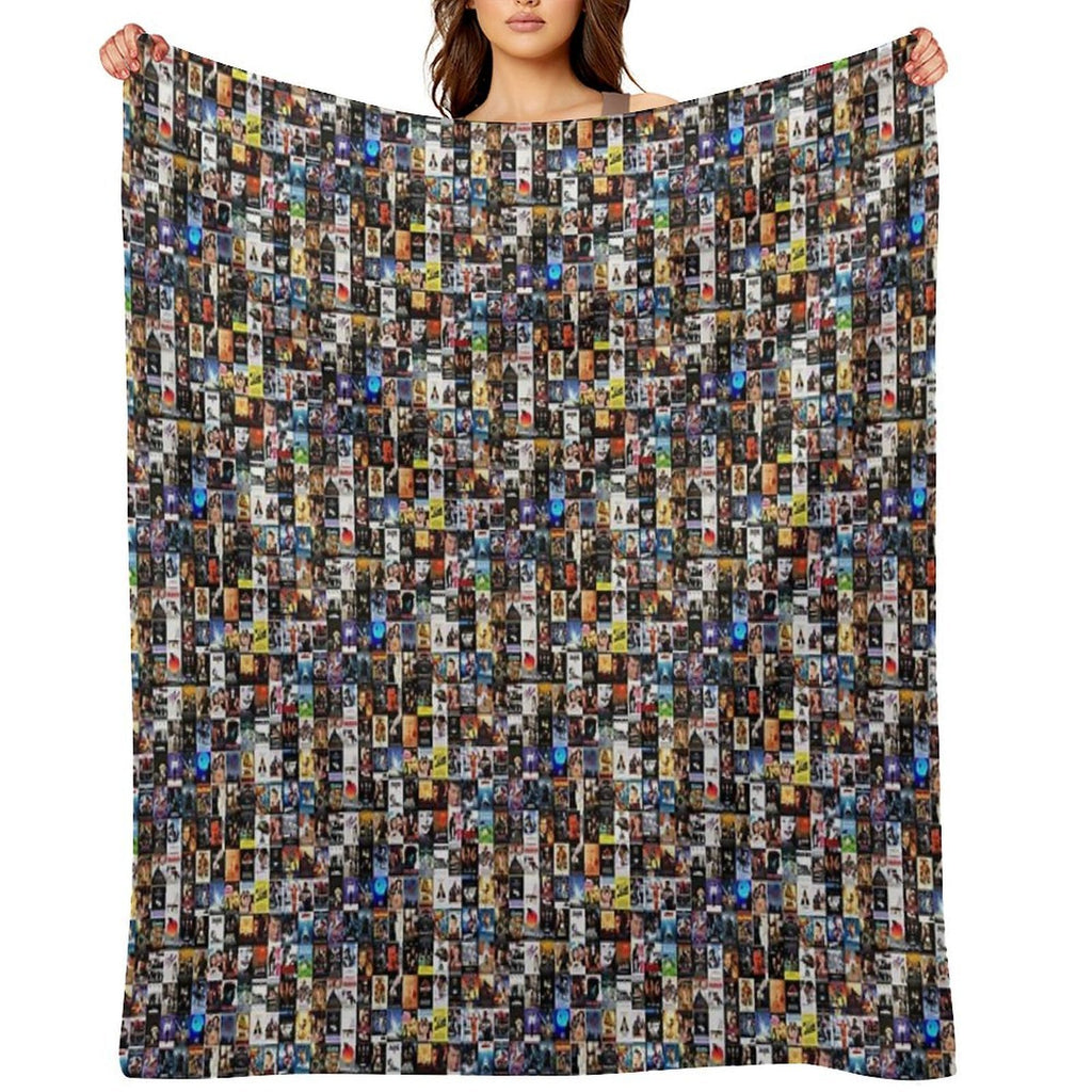 Mixed Movie Montage All-season Throw Blanket