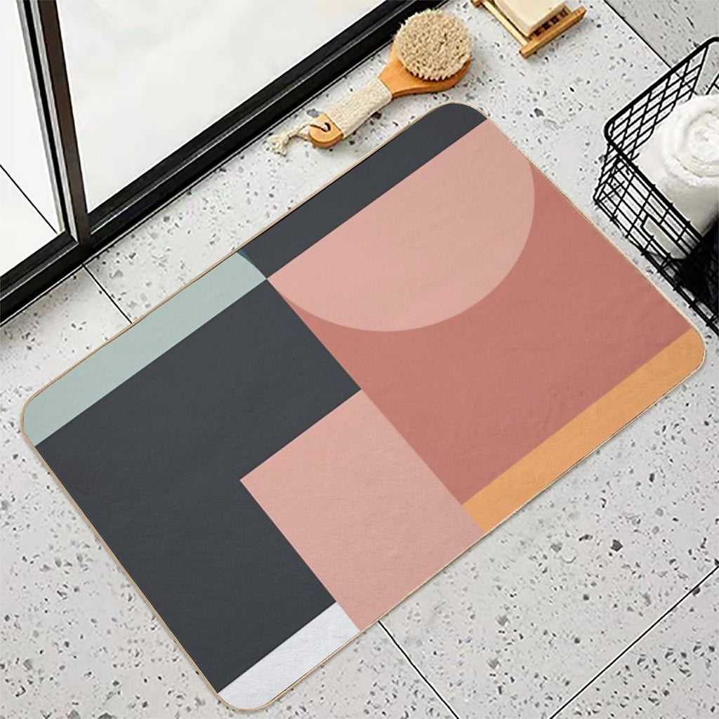 Abstract Geometric 07  Anti-Trip Bath Mat