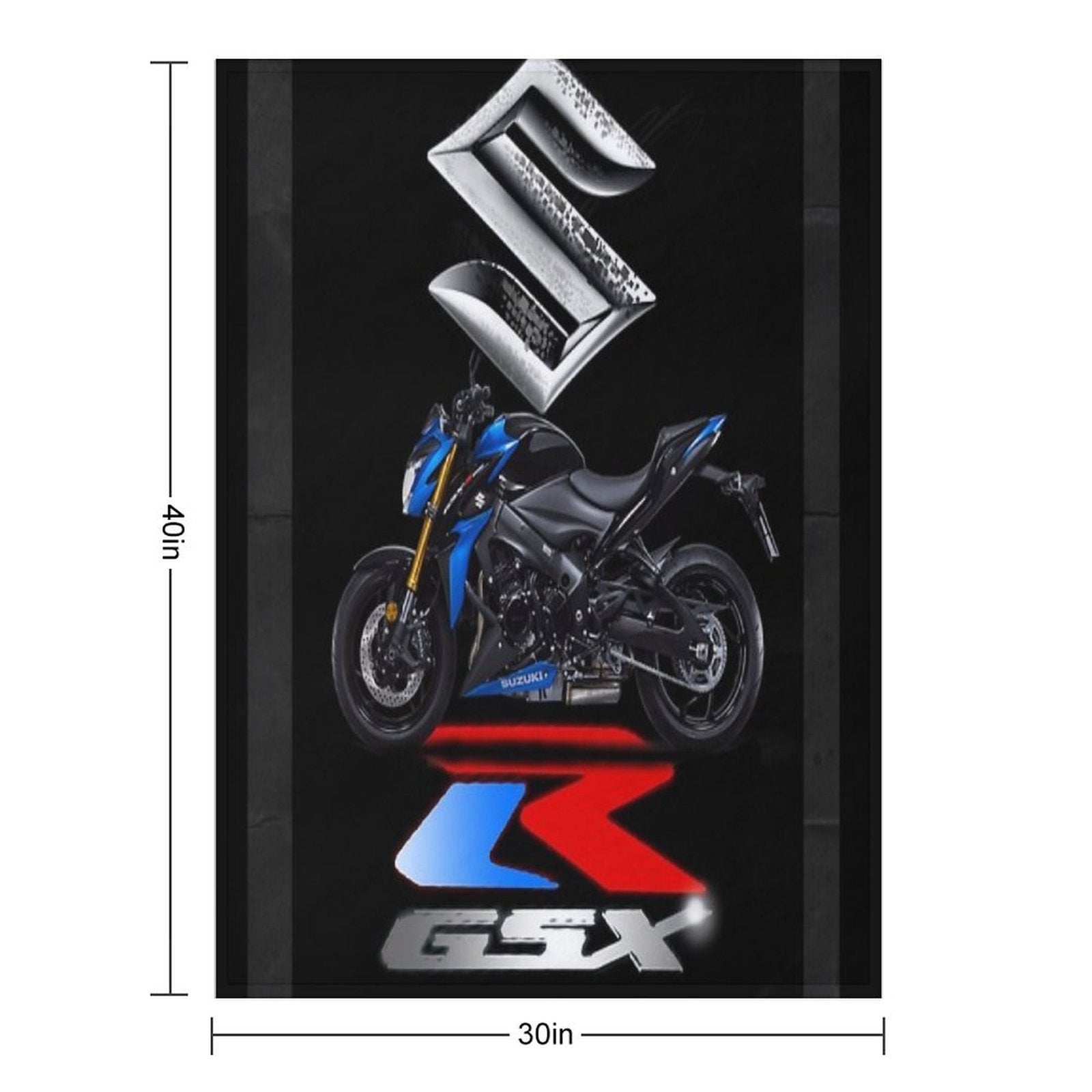 GSX R Lightweight Throw Blanket