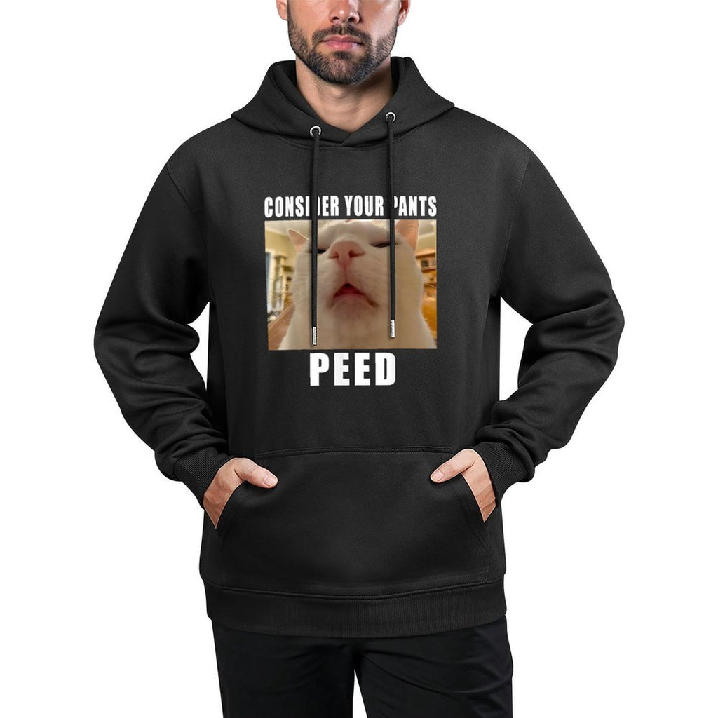 Consider Your Pants Peed Meme, Funny Cat Meme Colorfast Hoodie