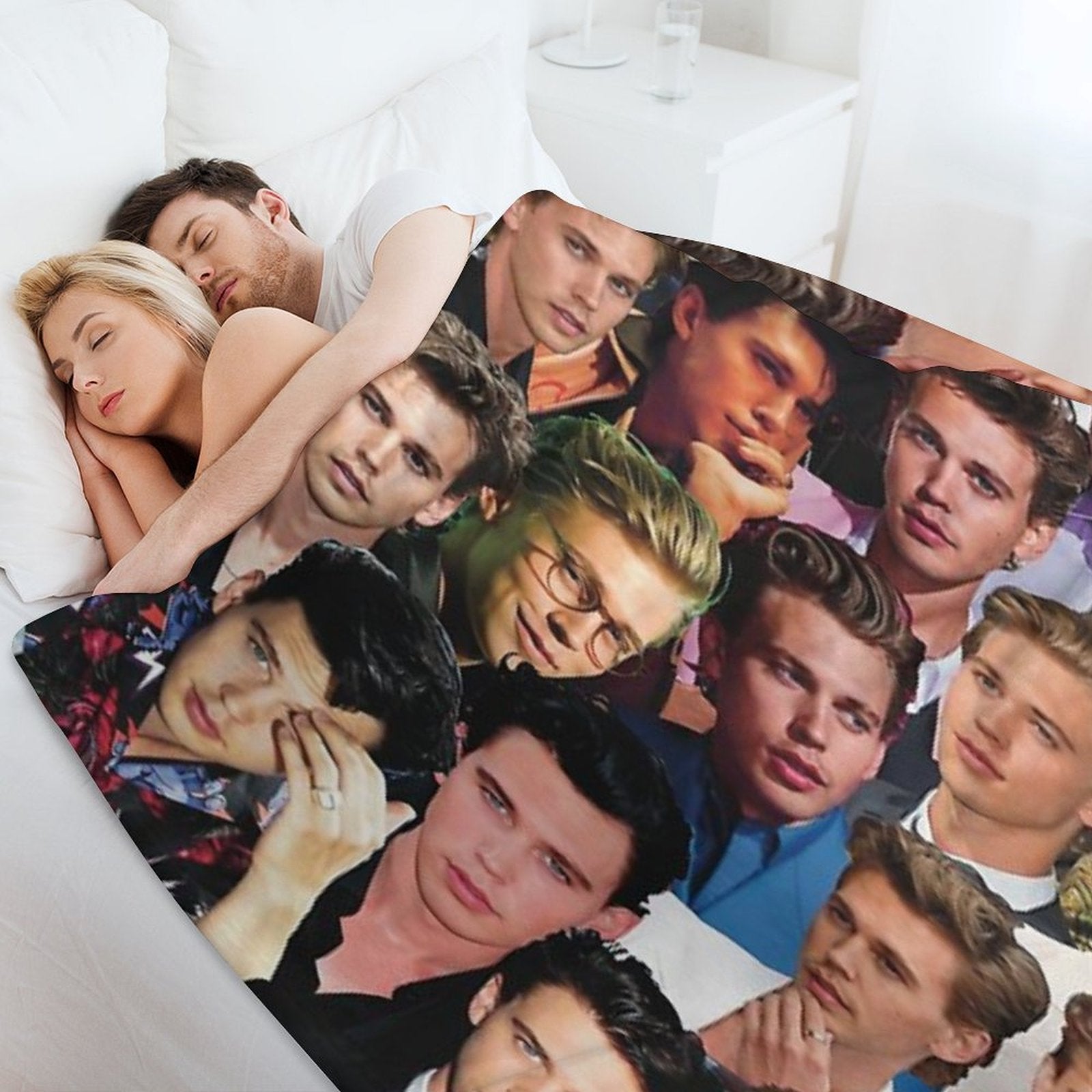 Austin Butler Photo Collage Versatility Throw Blanket