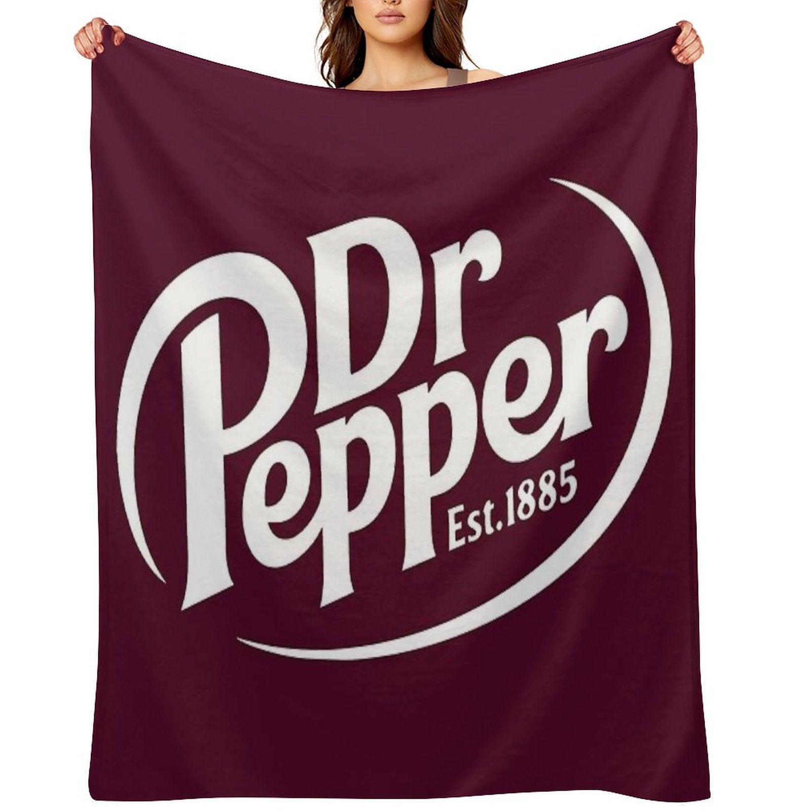 Dr Pepper Soda Shrink-resistant Throw Blanket