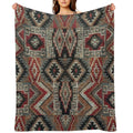 Abstract Design Wrinkle-free Throw Blanket