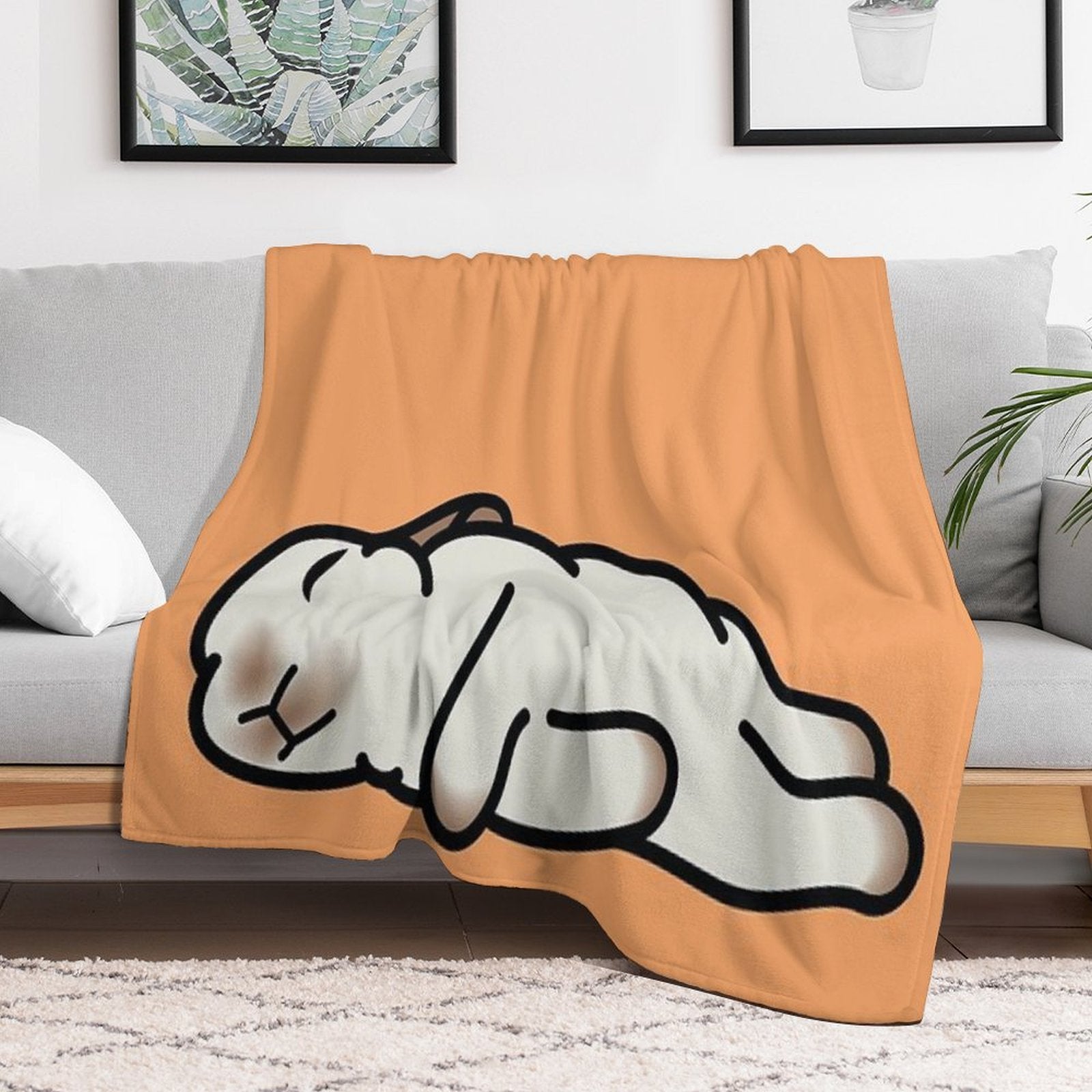 Sleeping Bunny Comfort Throw Blanket