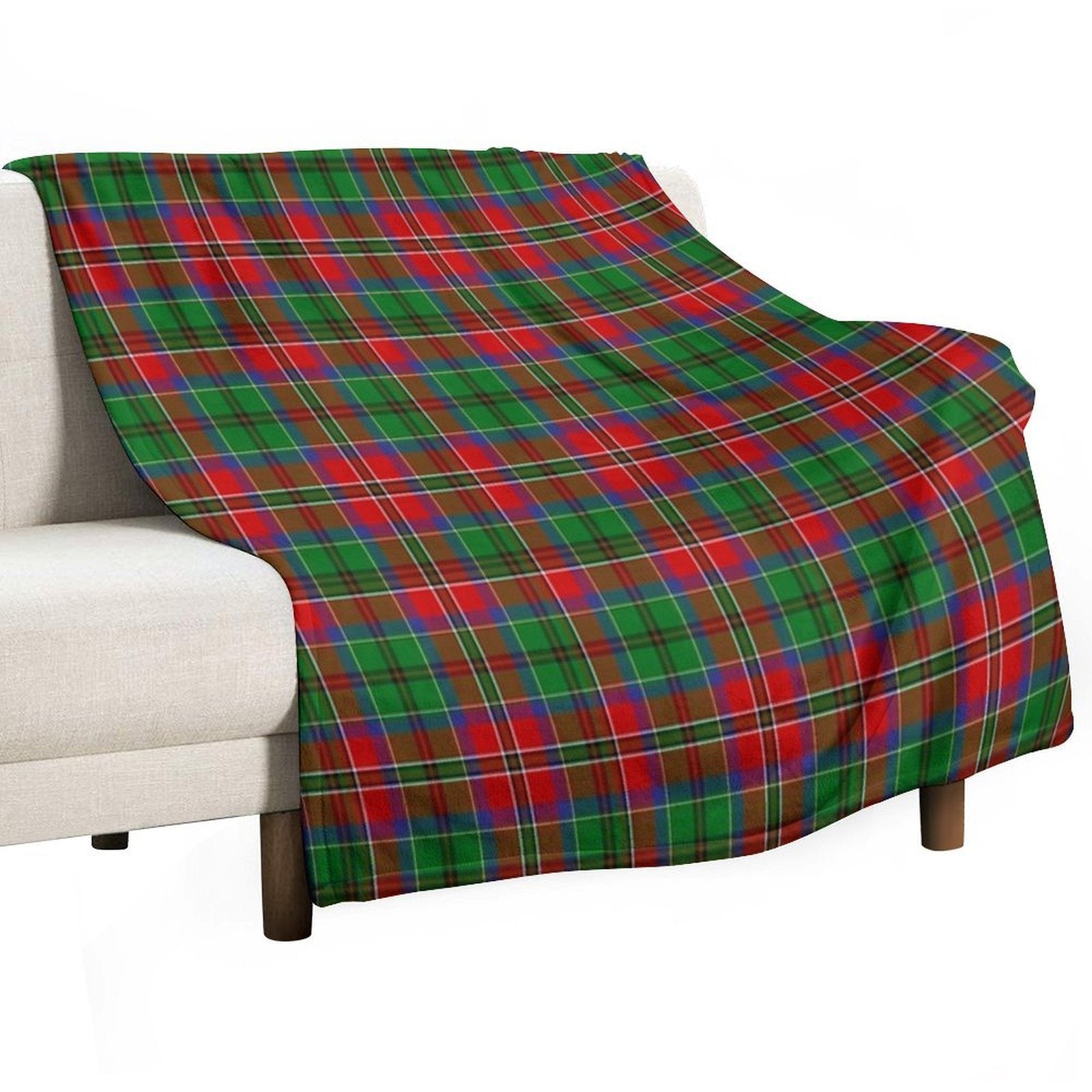 Clan McCulloch Tartan Anti-pilling Throw Blanket