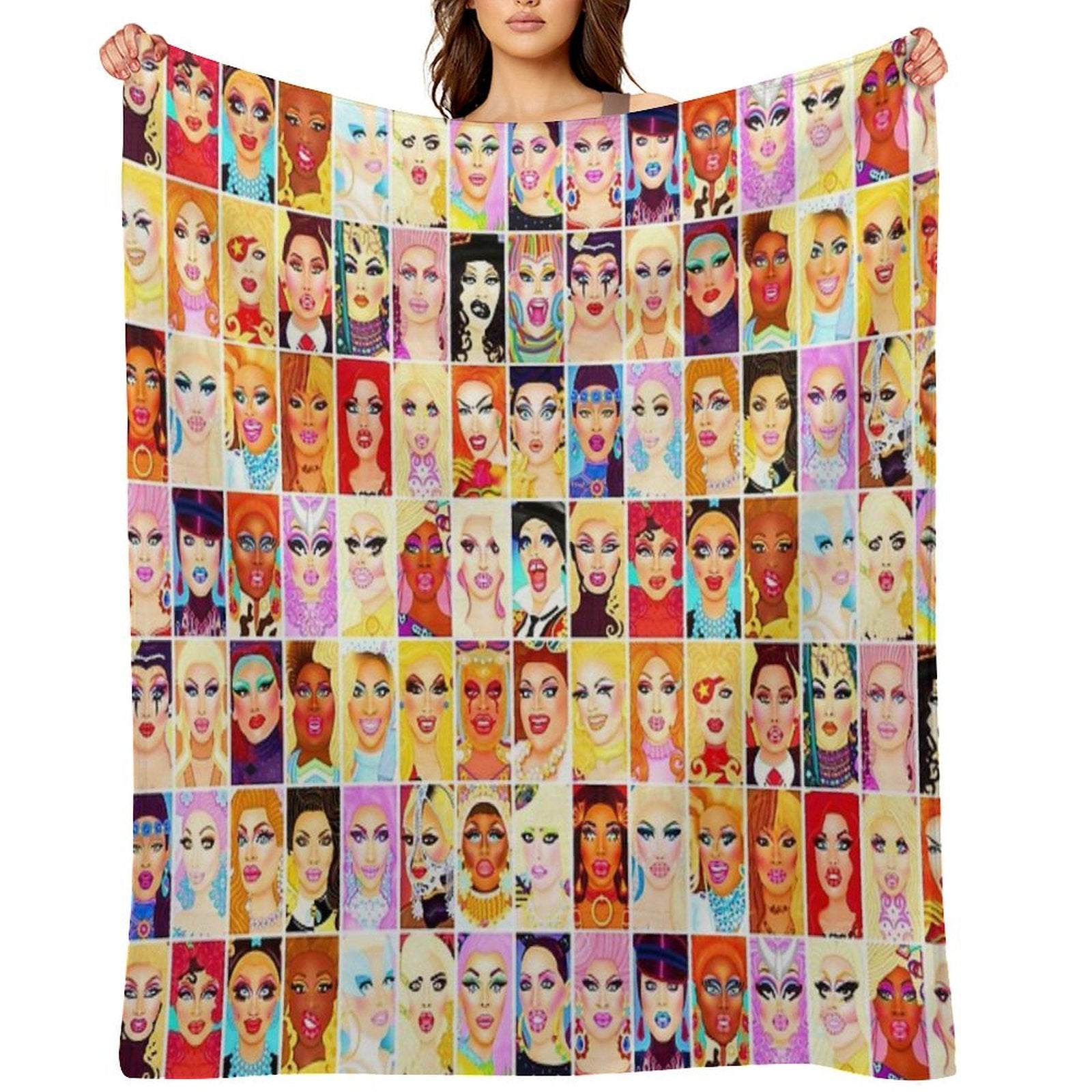 DRAG QUEEN ROYALTY Eco-conscious Throw Blanket