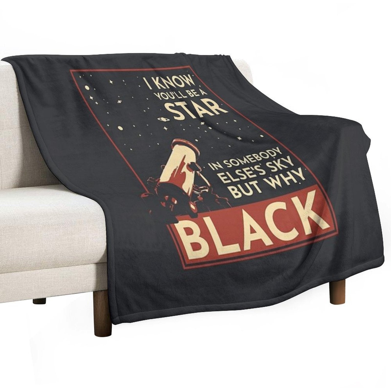 Black Pearl 90s Rock Lightweight Throw Blanket