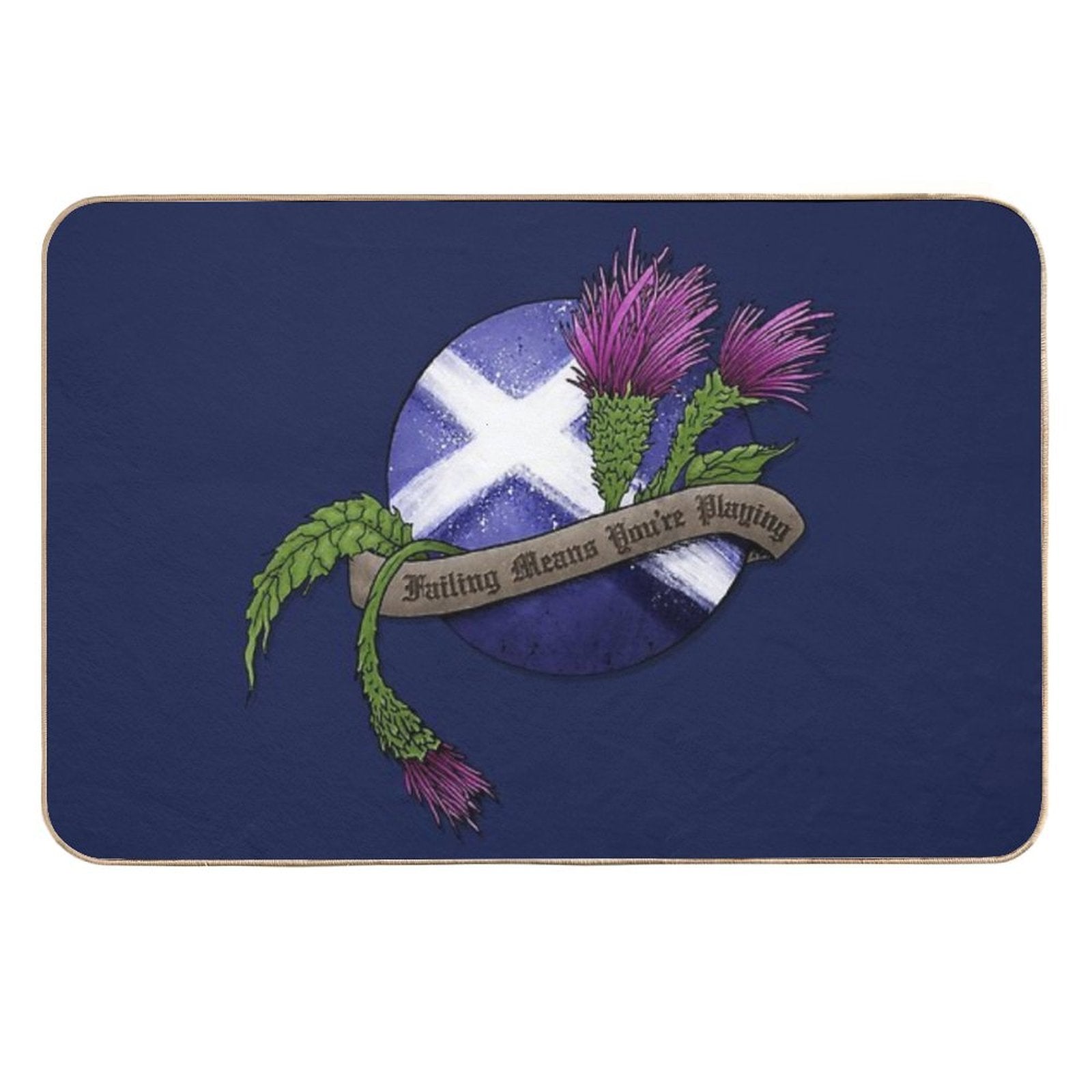 Failing Means You're Playing  Toxin-Free Bath Mat