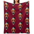 Art The Clown Terrifier 2 Sunflower Sunglasses Multi-functional Throw Blanket