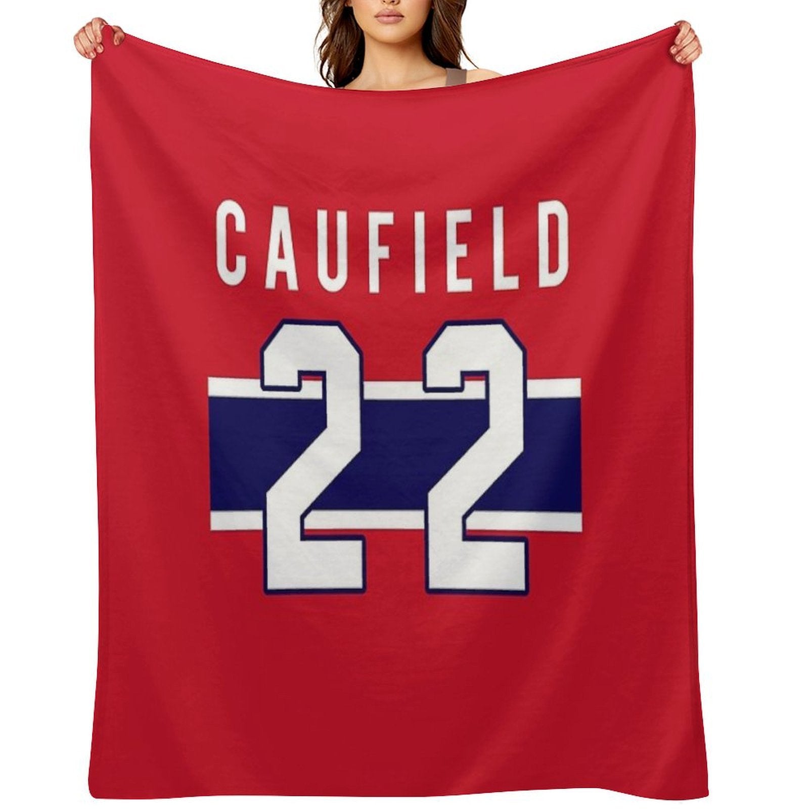 Caufield Jersey Wrinkle-free Throw Blanket