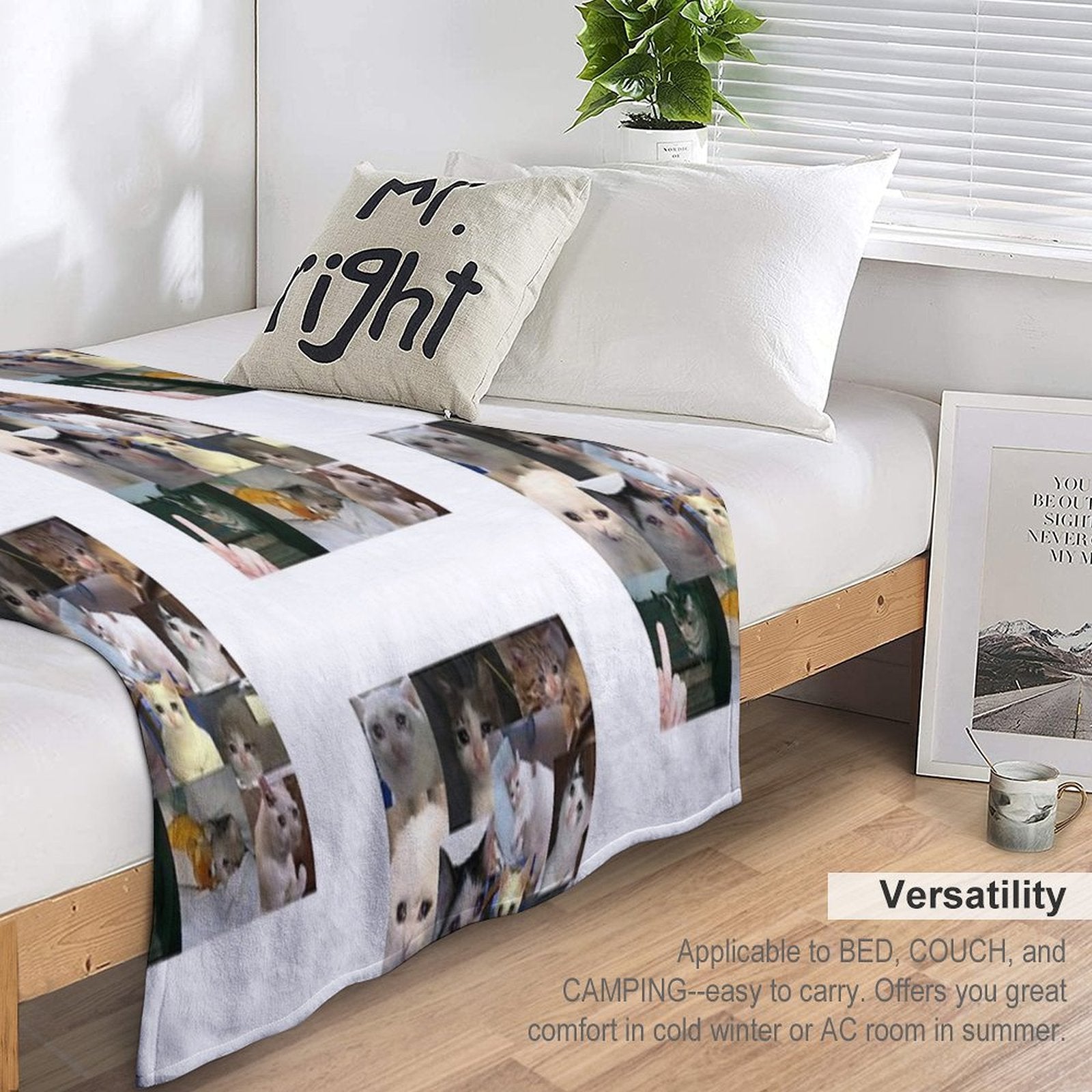 Cats Eco-conscious Throw Blanket
