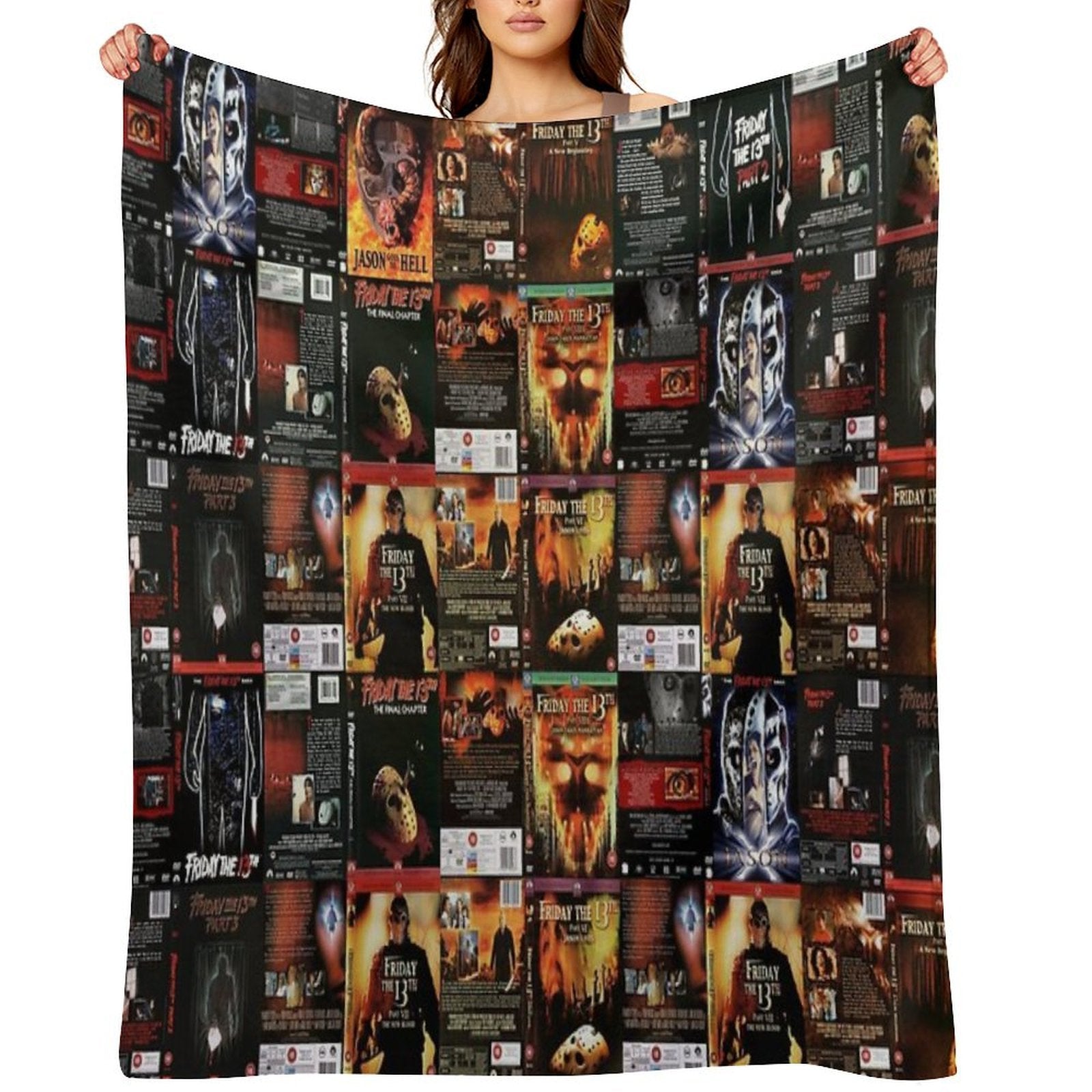 Jason Friday The 13th Movie Covers Quick-dry Throw Blanket