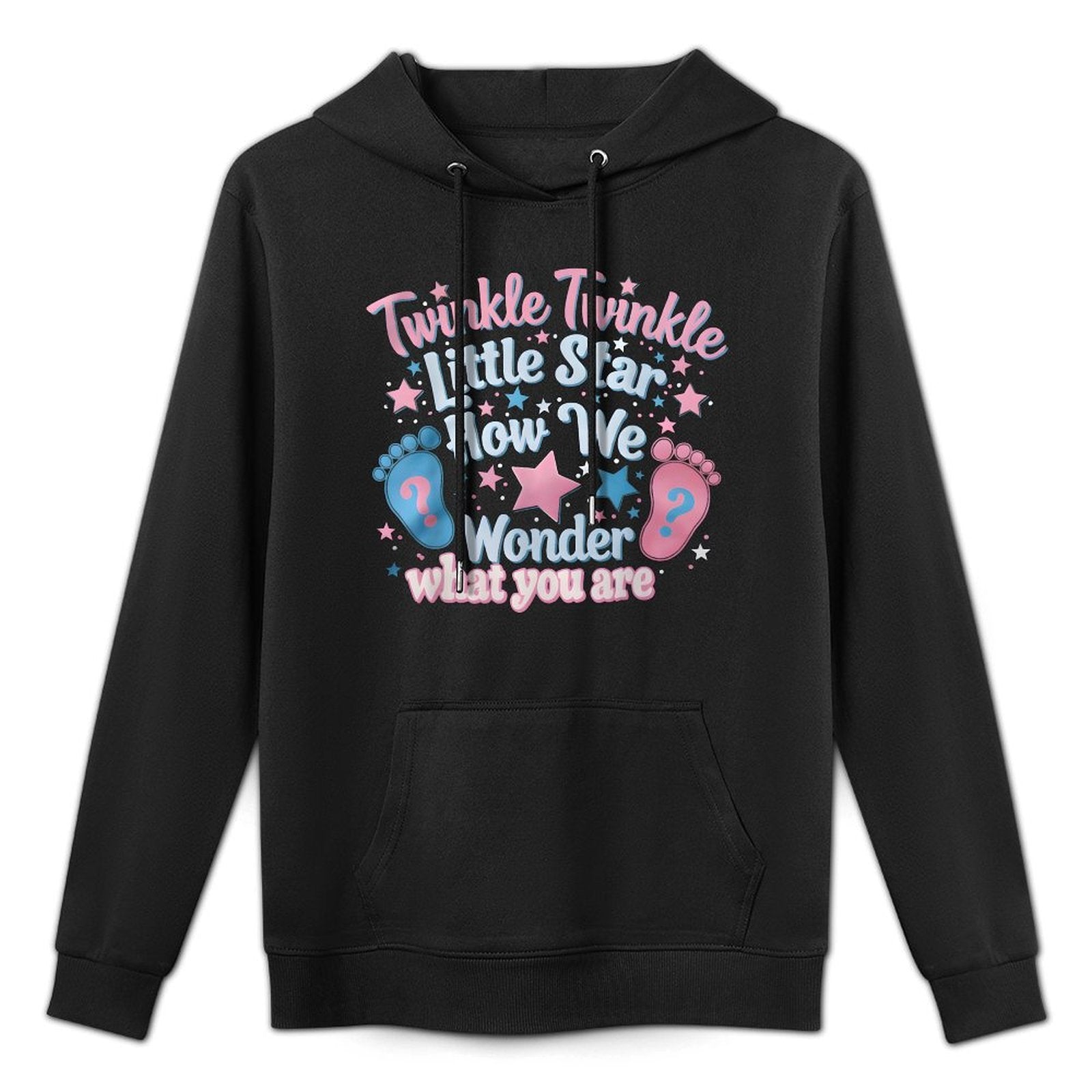 Twinkle Twinkle Little Star Gender Reveal Baby Shower Layering Staple Hoodie