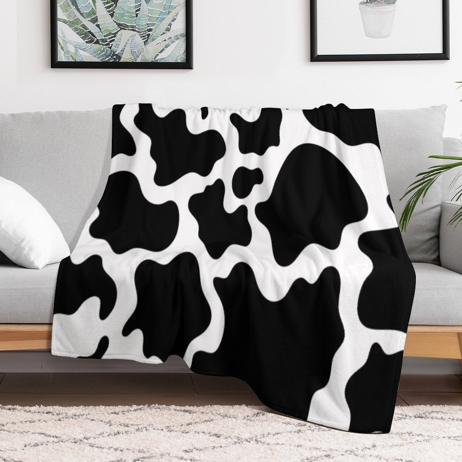 Cow Pattern Premium Throw Blanket