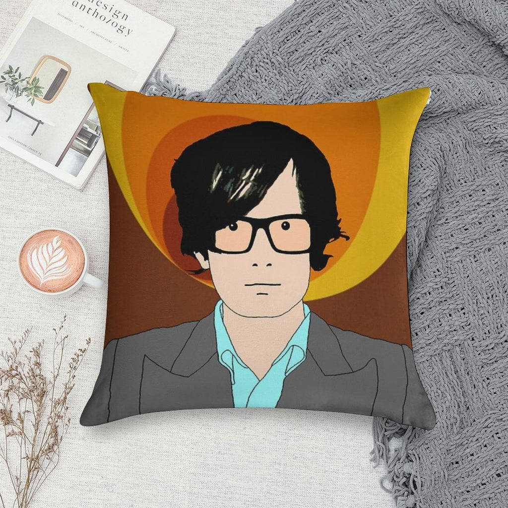Jarvis Cocker Soft Luxury Feel Throw Pillow