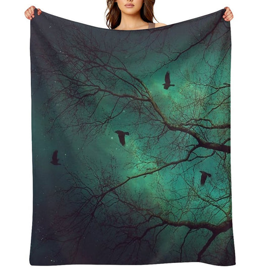Where Dusk Meets Dawn II Wrinkle-free Throw Blanket