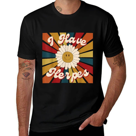 I Have Herpes Funny Retro Offensive Inappropriate Meme  Affordable Price T-Shirt